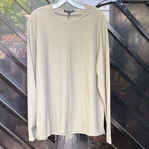 Robert Barakett Hickman Crew Dried Sage Long Sleeve Tee